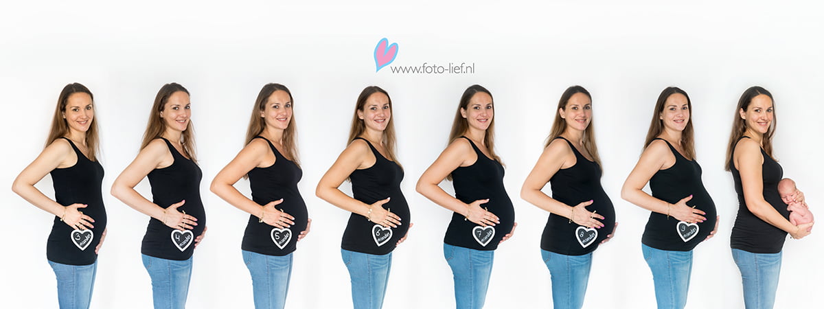 9 maanden zwanger fotoserie bij FOTOlief in Barendrecht - zwangerschapsfotograaf ook actief in Ridderkerk, Hendrik-Ido-Ambacht, Zwijndrecht, Heerjansdam, Oud-Beijerland, Heinenoord, Rhoon, Poortugaal en Rotterdam.